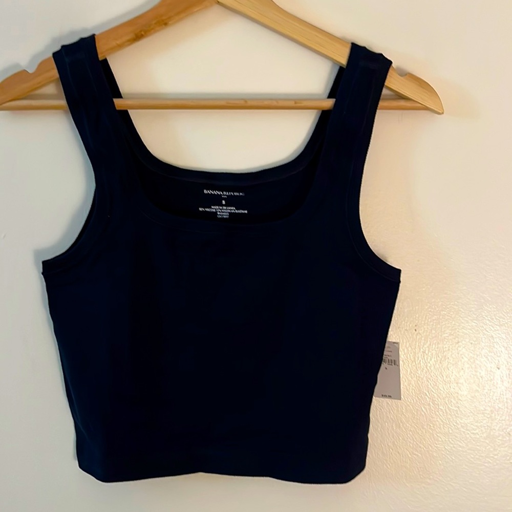 Banana Republic Seamless Tank Top in Navy size S